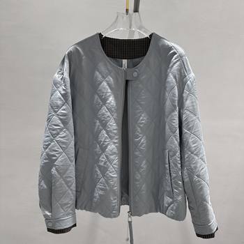 
Xinzicai 02 counter genuine new spring women's clothing round neck slim fit and slim mother's base short jacket for women