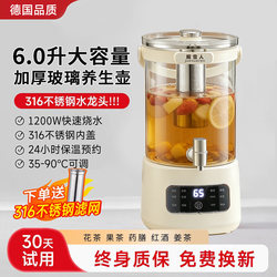 Germany's 2026 New Model 6-Liter Herbal Tea Health Pot, Integrated Stewing and Insulation, Fully Automatic Tea Brewing Kettle, Electric Water Boiler