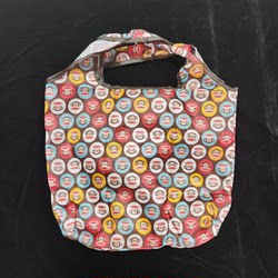 New Cartoon Printed Extra Small Waterproof Shopping Bag, Foldable Eco-Friendly Bag, Supermarket Bag, Portable Bag, Handbag