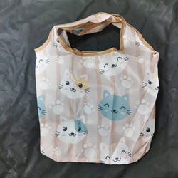 New Cartoon Printed Extra Small Waterproof Shopping Bag, Foldable Eco-Friendly Bag, Supermarket Bag, Portable Bag, Handbag