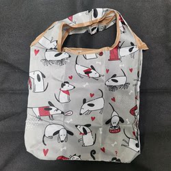 New Cartoon Printed Extra Small Waterproof Shopping Bag, Foldable Eco-Friendly Bag, Supermarket Bag, Portable Bag, Handbag