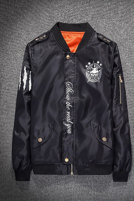 Men's short flight jacket Jay Chou's same style jacket spring Korean ...