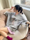 Now Korean authentic purchasing agent for women 2025 spring new fashion cartoon Mickey age-reducing lace lace 7-point short sleeves