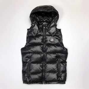 European station winter new men's down vest, fashion large size thickened clamping shoulder couple clothing vest female jacket