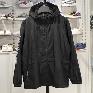 
Li Ning sports windbreaker men's 2024 fitness series sun protection clothes water-splashing loose hooded jacket AFDU679