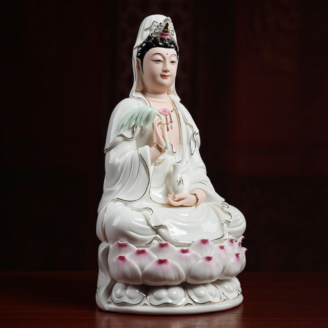 Dai Yutang Dehua White Porcelain Avalokitesvara Buddha Statue ...