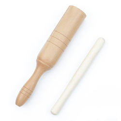 Orff Percussion Instrument Wooden Double Sound Tube Single Sound Tube Children's Music Teaching Kindergarten Teaching Aids High And Low Sound