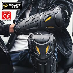 Motorcycle Knee Pads, Winter Protective Gear, Long Style for Men and Women, Warm and Windproof, Riding Leg Protection, Anti-Fall Motorcycle Equipment, Ce Certified