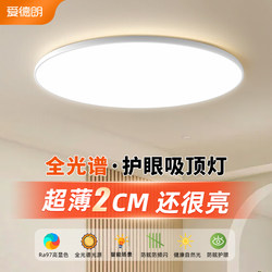 Full Spectrum Led Ceiling Light, Ultra-Thin Bedroom Light, Modern Minimalist Balcony Room Light, Zhongshan Lighting, Eye-Protecting Main Light