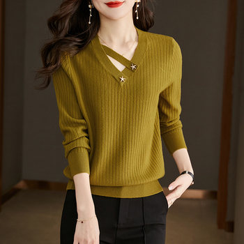 Loose and thin bottom top 2023 autumn and winter new models
