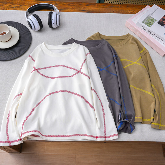 
Boys' long-sleeved T-shirt spring 2026 new spring and autumn children's bottoming shirt medium and large children's fashion round neck shirt top