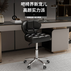 Bar Chair Adjustable and Rotating Household High Chair Modern Simple Backrest Bar Stool Bar Chair Front Desk Stool Cashier Chair