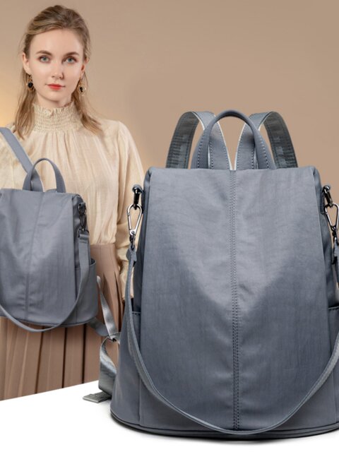 Backpack female 2024 new fashion tide Oxford cloth spinning waterproof large -capacity ladies ...
