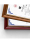 Award Frame Certificate Box A4 Honorary solid wood photo frame B5 mounting box A3 business license box display box display frame