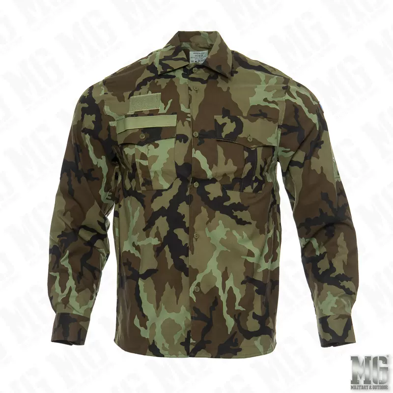 捷克军公发原品VZ95野战夹克衬衫户外运动外套军迷作