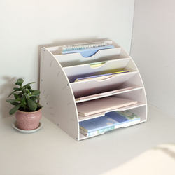 Desktop File Rack, Book Organizer, File Bag, A4 Paper, Student Textbook, Test Paper Storage Rack, Office Supplies