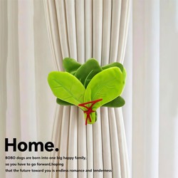 Curtain Tiebacks, Cute and Creative Curtain Fasteners for Living Room, No-Nail Tiebacks, Tie Straps, Decorative Tie Rings