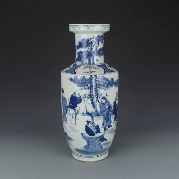 古染付花瓶　大清康熙年製 Vase - China - Qing dynasty (1644–1911), Kangxi mark and