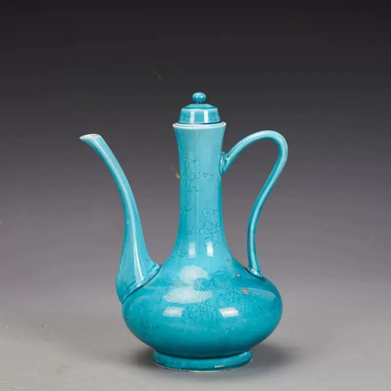 中国美術 緑釉 龍紋 高碗 成化年製 款(A898) 中国美術 緑釉 龍紋 高碗 成化年製 款(A898)
