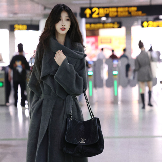 Getadme-Autumn Winter Women's Soft Wool Sweater Pile Collar Twisted Thickened Pullover Casual Basis Top Cashmere Female Knitwear