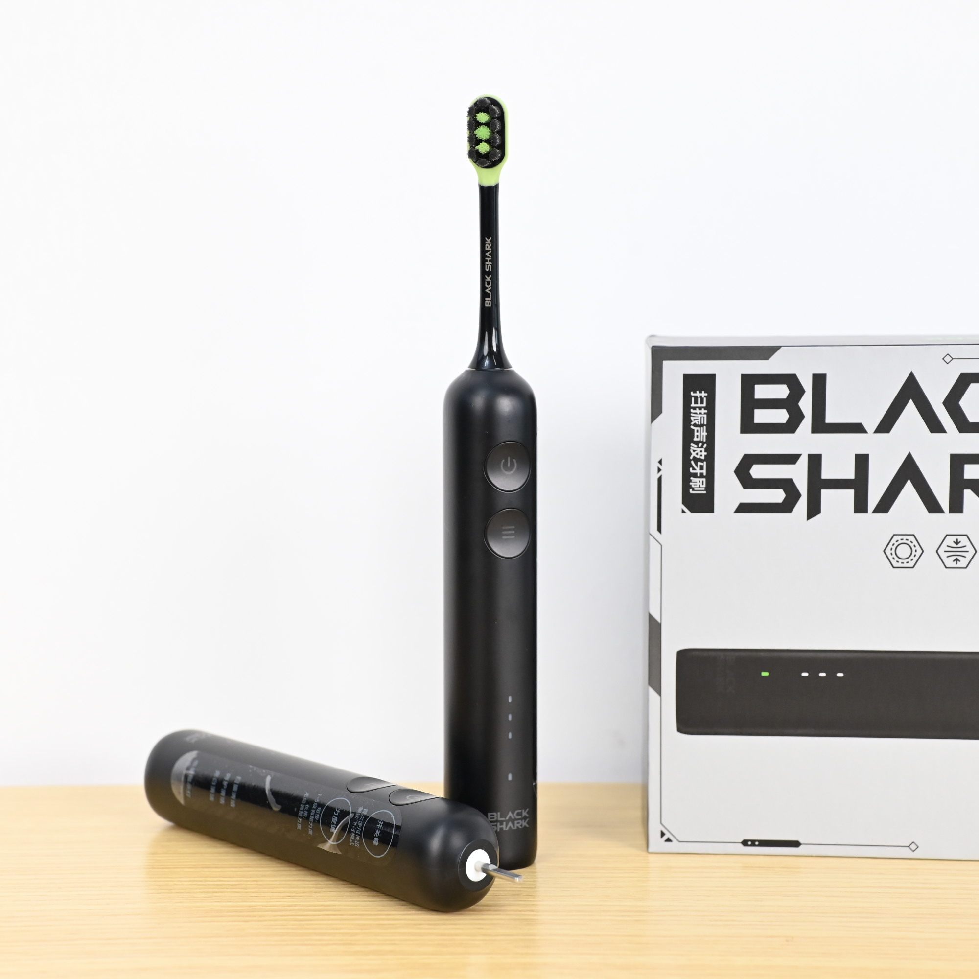 Электрическая зубная щетка Black Shark, интеллектуальная подметающая звуковая волна, глубокая очистка десен, защита десен P01A, черный