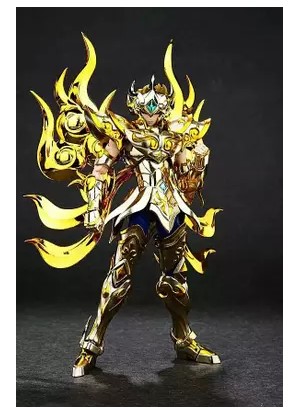   MC GOD LION GOLD SAINT CLOTH FIGHTER MYTH EX GOD LEO XIAO AI SAINT CLOTHES HANGER- 
