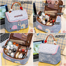 Small House-Shaped Makeup Bag for Women, Large Capacity with Compartments, 2026 New Model, High-End Cute Travel Portable Storage