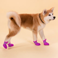 Pet Rain Boots for Large Dogs, Waterproof Dog Shoes for Golden Retrievers, Shiba Inu, Samoyed, Labrador, Border Collie, Husky, Foot Covers