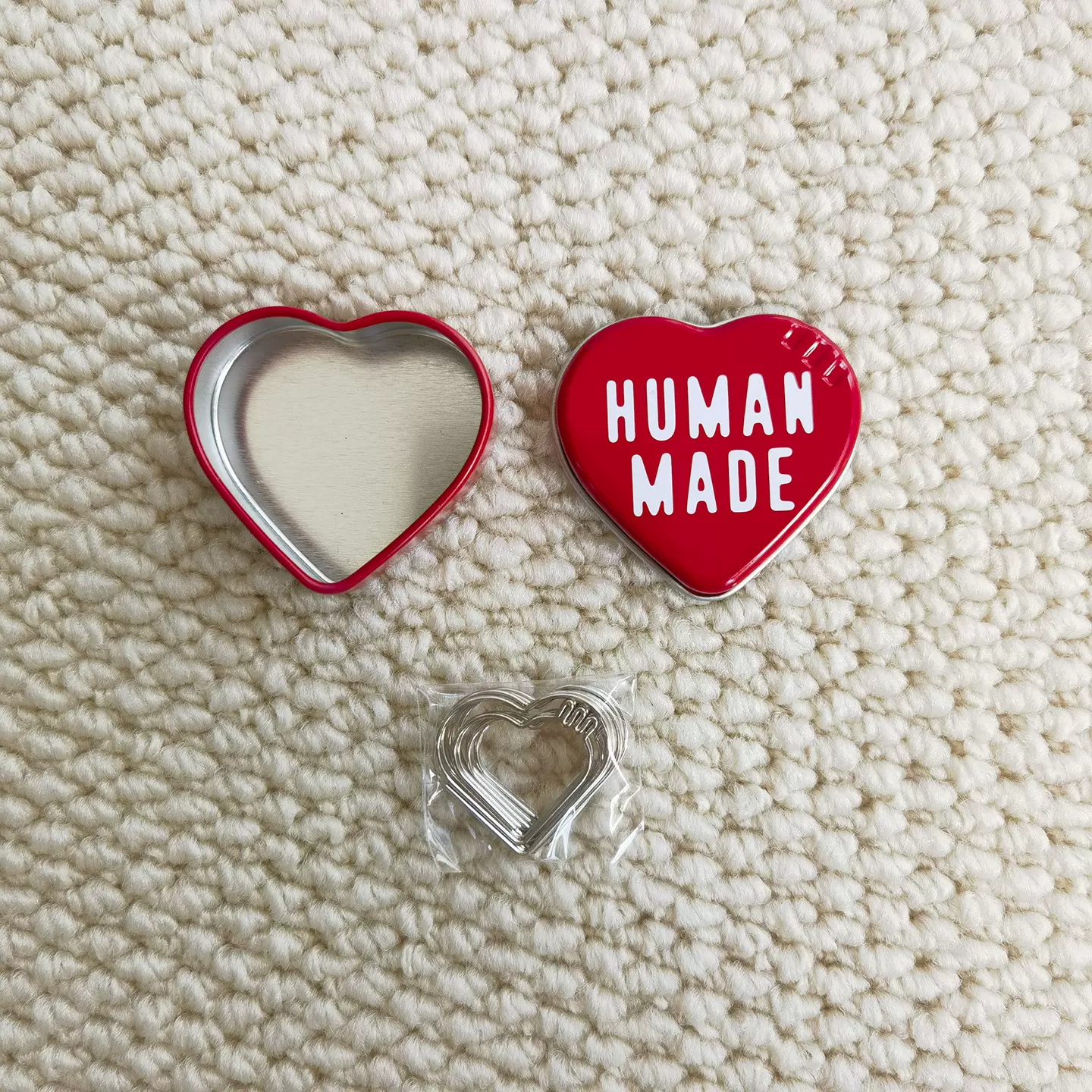 四季出品日仓HUMAN MADE DUCK PVC KEY CHAIN爱心鸭子钥匙扣24AW