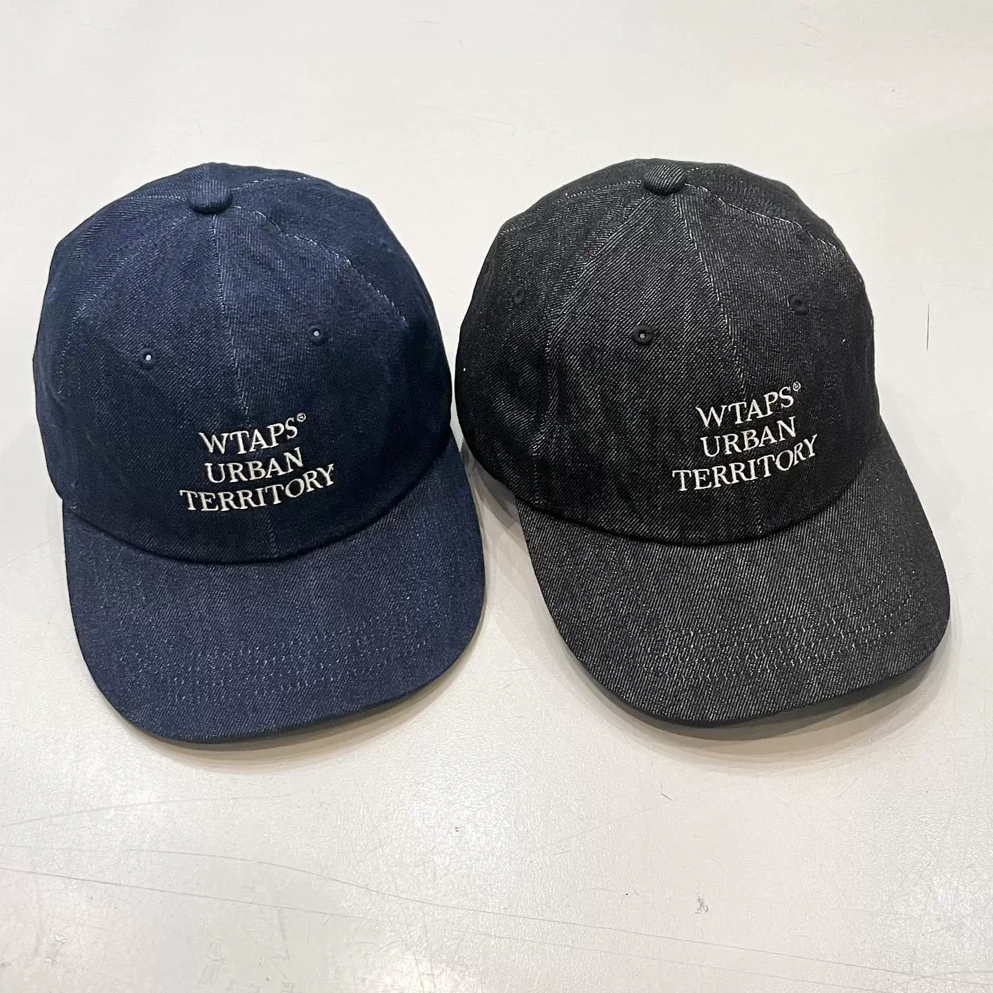 四季出品现货WTAPS T-6L 02 CAP COTTON DENIM刺绣休闲棒球帽23SS-Taobao