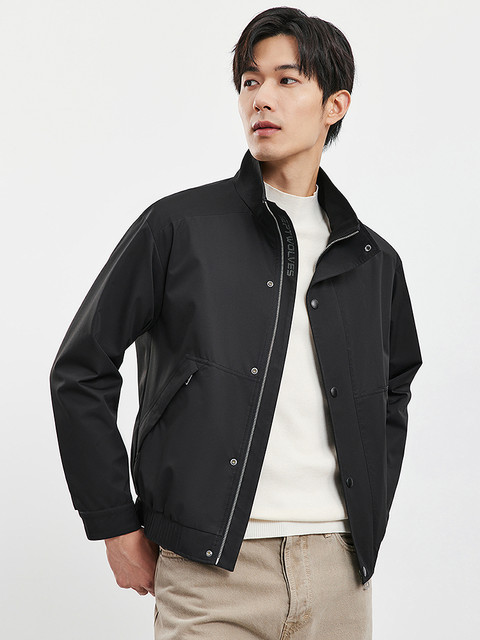 [Three-Proof] Seven Wolves Anti-Static Stand Collar Jacket for Men, New ...