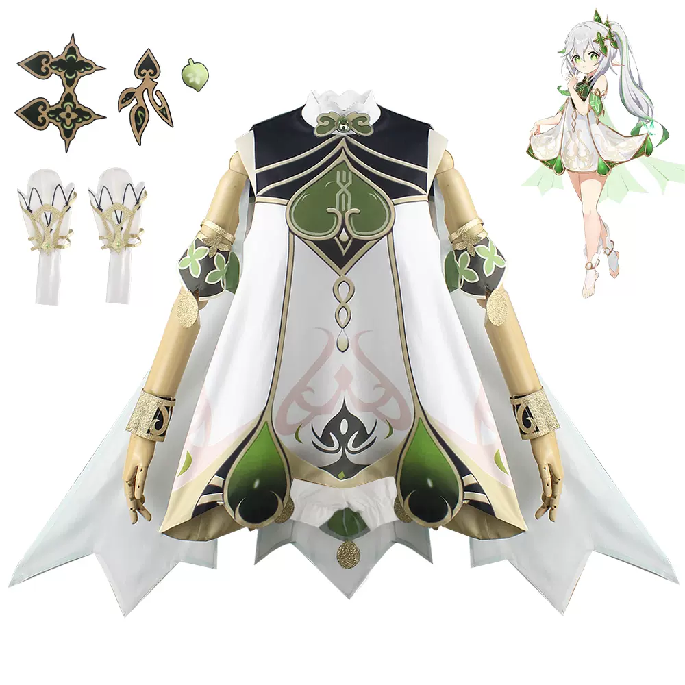 原神cos服小吉祥草神纳西妲cos游戏动漫cosplay衣服装女全套-Taobao