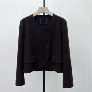 Liangyue 2025 Winter New Double-Sided Wool Coat Feminine Short Loose Sheep Wool Wool Coat 8429