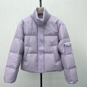 
fei2025 winter new product short down jacket women's stand collar bread coat thickened warm jacket 8001