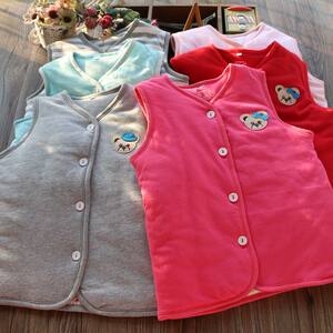 
Clearance and free shipping! Boys and girls pure cotton quilted vest small cotton waistcoat children's oversized vest kindergarten cotton vest