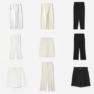 
*WKZ08120 TH Dry, comfortable, crisp, anti-permeable, quick-drying linen cotton tapered pants, straight-leg pants, boot-cut shorts
