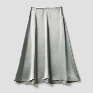 
*WBQ04038 Jasmine Gallery Imported Water Corrugated Satin Triacetic Acid Skirt for Women
