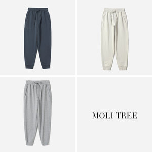 
*WKZ08180 Moli Yaji classic return high-count high-density cotton casual and comfortable ace sweatpants harem pants