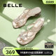 Belle women's shoes small butterfly bow new rhinestone high heels outer wear slippers sandals A9K1DBL4