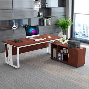 
Modern simple office boss desk large desk manager desk combination desk chair office furniture president desk