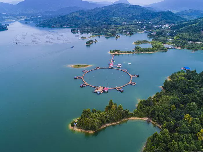 黄山太平湖生态观光渔场图片