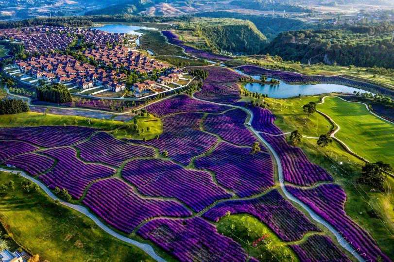 腾冲原乡栖花岭景区图片