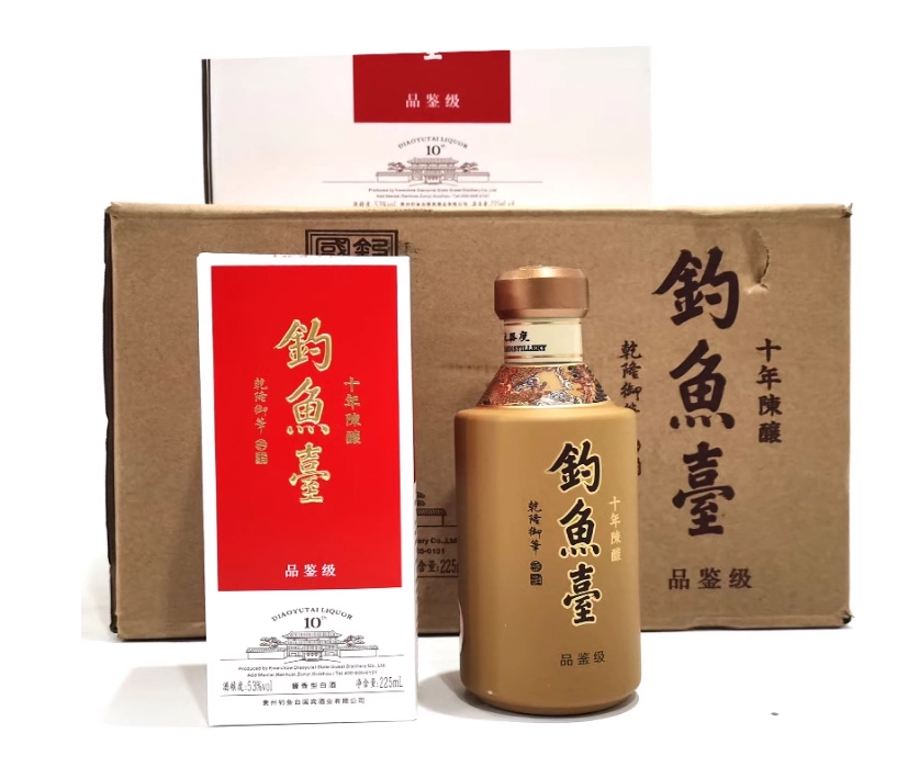 ゆうさん専用　釣魚壺　收藏版　白酒 钓鱼台十年陈酿品鉴酒53度225mL*6瓶整箱酱
