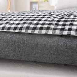 Folding Mattress with Yarn-Dyed 3D Feather Velvet, Thickened Mattress Pad, Home Soft Cushion, Dormitory Single/Double Bed