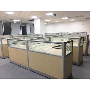 Beijing office furniture staff office desk and chair four -person employee seat card seat screen corner L -shaped office desk