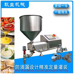 Stainless Steel Metering Pump Filling Equipment Hot Pot Seasoning Laundry Detergent Peanut Butter Small Rotor Pump Filling Machine