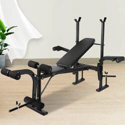 Home-Use Bench Press Bar, Weight Bench, Squat Rack, Fitness Equipment, Weightlifting Platform, Barbell Rack, Strength Station, Dumbbell Bench Press Bench