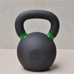Fitness household kettle dumbbell squat sports equipment for men and women arm strength training cast iron spray paint kettle bell