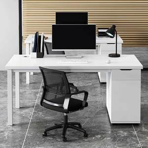 
Desk 4-seat combination reinforced steel frame office furniture computer desk stable desk modern simple delivery and installation all in one