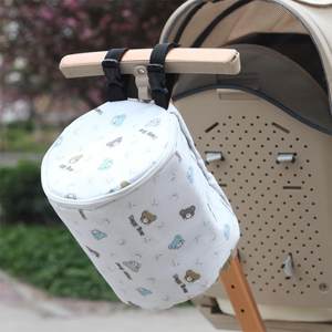 
Baby trolley hanging bag universal baby walking storage bag children's tricycle storage basket storage hanging bag accessories
